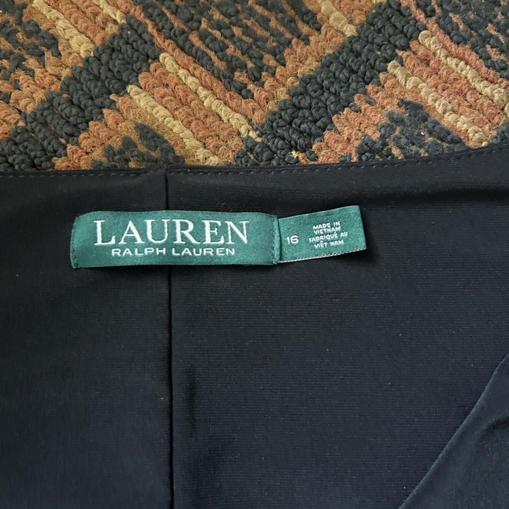 Ralph Lauren size 16 dress nwt Elegant Black Dress - Picture 2 of 3